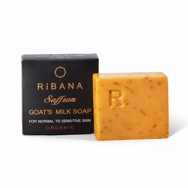 RiBANA Saffron Goat's Milk Soap - 110gm